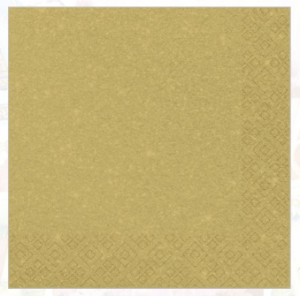 РАСПРОДАЖА Салфетка 3-сл. 33*33 20л Bouquet Home Collection Classic GOLD Золото/12уп*кор/37005