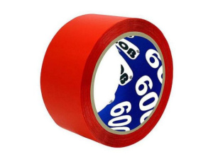 Лента клейкая   48 х 24  45мкм  UNIBOB 600 красная  инд упак /72шт*кор/К55749