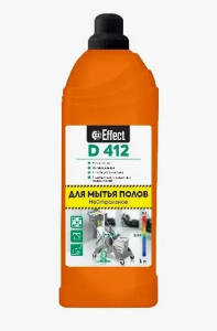 Effect Дельта D412 1л Средство нейтральное для мытья полов  /6шт*кор/ 26255