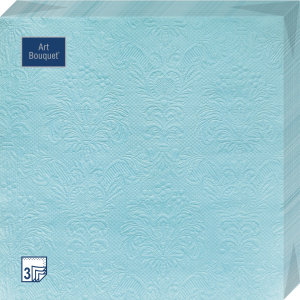 Салфетка 3-сл. 33*33  16л Bouquet   Барокко  тиффани/12уп*кор/37562