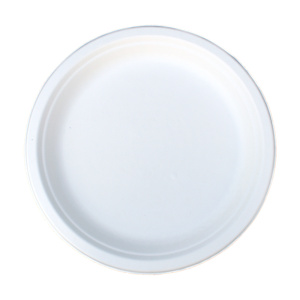 Тарелка белая D=225 mm из сахар. тростника (20пач/50шт/1000шт) Р102