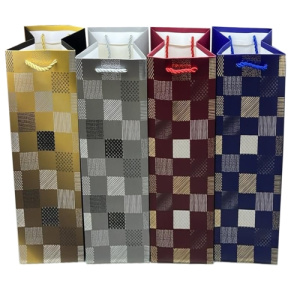 Пакет бум.   12x35х9   Люкс микс под бутылку  (40уп*12шт/480)  L250
