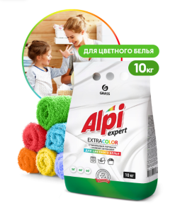 GraSS Порошок  10 кг Alpi Expert для цветного белья / 125395/ПОД ЗАКАЗ