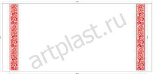 Скатерть/рулон  110*9м  Арт Кайма /25/  СКТ23410