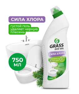 GraSS Дезинфицирующий щелочной чистящий гель DOS GEL 750мл /12шт*кор/219275