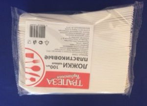 Ложка чайная (ТРАПЕЗА) 125мм  (Компакт) фасовка /100шт*40уп/  (4000шт*кор)