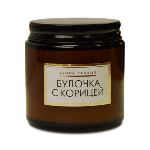 Свечи в банке ароматизир. "Булочка с корицей" 200 гр /12 шт/321841