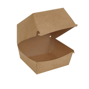 Коробка для гамбургера А1 ECO BURGER XL 113*113*112мм"Крафт/крафт" 50/150 шт