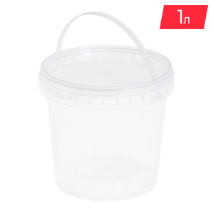 Ведро  1,00л. D=123 mm с ручкой БЕЗ КРЫШКИ/360шт*кор/УниПак крышка 11620
