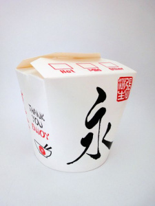 Контейнер Wok 750 мл, дизайн Chinese (Китай) 50/500шт