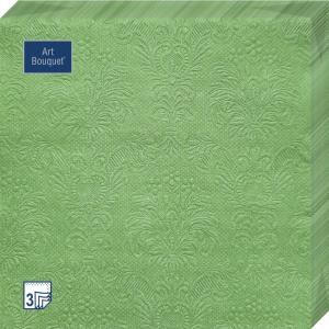 Салфетка 3-сл. 33*33  16л Bouquet   Барокко  летняя трава/12уп*кор/57234