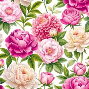 Салфетка 3-сл. 33*33 20л Bouquet Home Collection Classic Любимые пионы/12пач*кор/25535/НОВИНКА