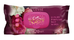 Влажные салфетки  120шт W&W Ellese/ПИОН/с клапаном/10 шт*кор/FL-120