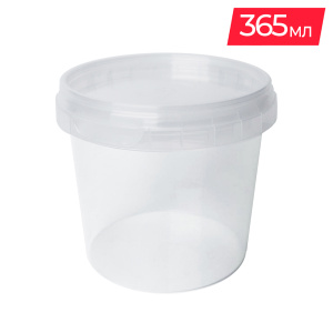 Банка  365 мл D=91 mm H=85 mm БЕЗ КРЫШКИ /408 шт*кор/УниПак, крышка 8188