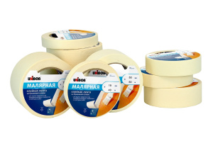 Клейкая лента малярная  48 х 50м (инд.упак.) /36шт*кор/  UNIBOB  К87723