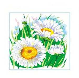 Салфетка 1-сл. 24*24   40л  Desna Design  Ромашка /32уп*кор/57587