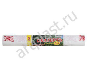 Скатерть/рулон  110*9м  Арт Розочки красные /25/  СКТ23308