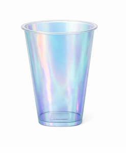 Стакан 375 мл Bubble Cup с квадр.дном ПЕРЛАМУТР ПП 90мм /ВЗЛП/1027IML-ГПЕР/25шт*24уп/600 шт/