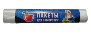 Пакеты для заморозки "Снегурочка" /25х35/ 3 литра/30шт/ 14,4 мкм/2,4 гр/80рол*меш/