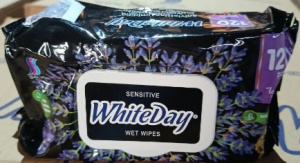 Влажные салфетки 120шт."WhiteDay" Лаванда/ КЛАПАН/ 24шт*кор/