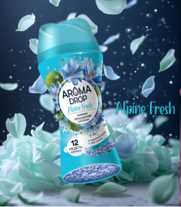 200 г Aroma Droop Парфюм-кондиционер в гранулах для изделий из тканей Alpine Fresh/6шт*кор/30165