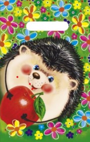 Пакет с выруб. руч. 20х30 (30) (Интерпак) Ёжик /2000/100