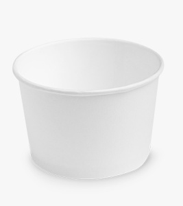 Миска  бумаж  OSQ Round Bowl 300мл, белый d=100 (30/600 шт./кор.)кр 39502,38907