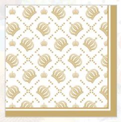 Салфетка 3-сл. 33*33  20л Bouquet Home Collection Classic  Корона империи  /12пач*кор/42321