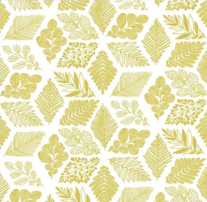 РАСПРОДАЖА Салфетка 3-сл. 33*33 20л Bouquet Home Collection Classic Золотые листья/12/37910