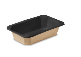 OSQ Коробка OCTOBOX 800 черн/крафт /225*142*50/ 50шт*уп/ 400шт*кор/ крышка 42291