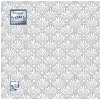 Салфетка 3-сл. 33*33 20л Bouquet Home Collection Classic Серебряный веер /12пач*кор/25150