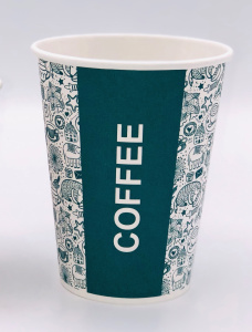 Стакан бумаж. 350мл COFFEE (50шт*20уп/1000шт/кор) ЛигаПак d=90мм