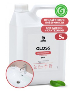 GraSS Универсальное концентрированное кислотное чистящее средство Gloss Concentrat 5кг /125323/ПОД