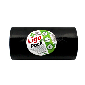Мешок для мусора 180л. (40мкм) /90*115см "Liga ECO" ПВД (25шт*6рул._кор)