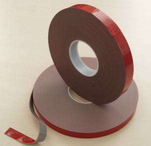 Клейкая лента   9 х 66м PVC красная каучук. Folsen /16шт*уп/192шт*кор/ ПВХ Юни