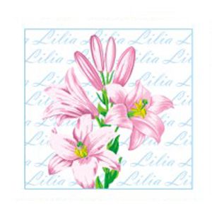 Салфетка 1-сл. 24*24 40л Desna Design Лилии /32уп*кор/57581
