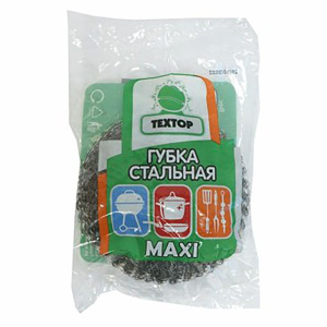 Мочалка металл. для посуды /30гр / TEXTOP (120шт*уп) T023/ТДД28544